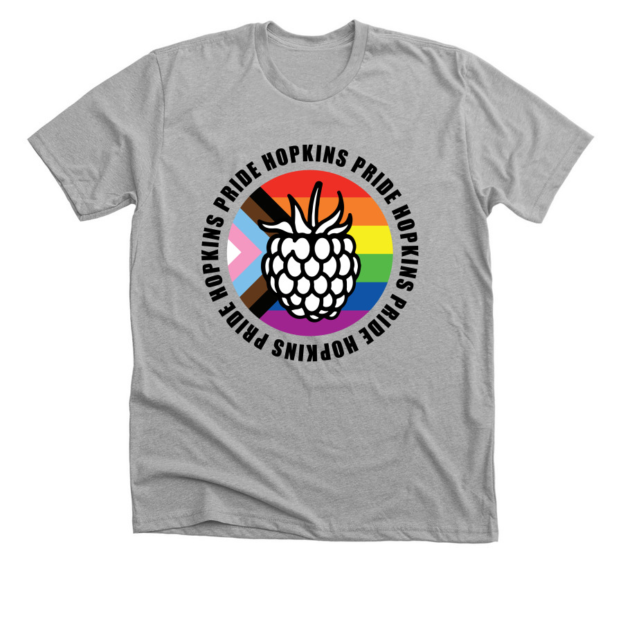 HOPKINS PRIDE T-SHIRTS, a Athletic Heather Premium Unisex Tee