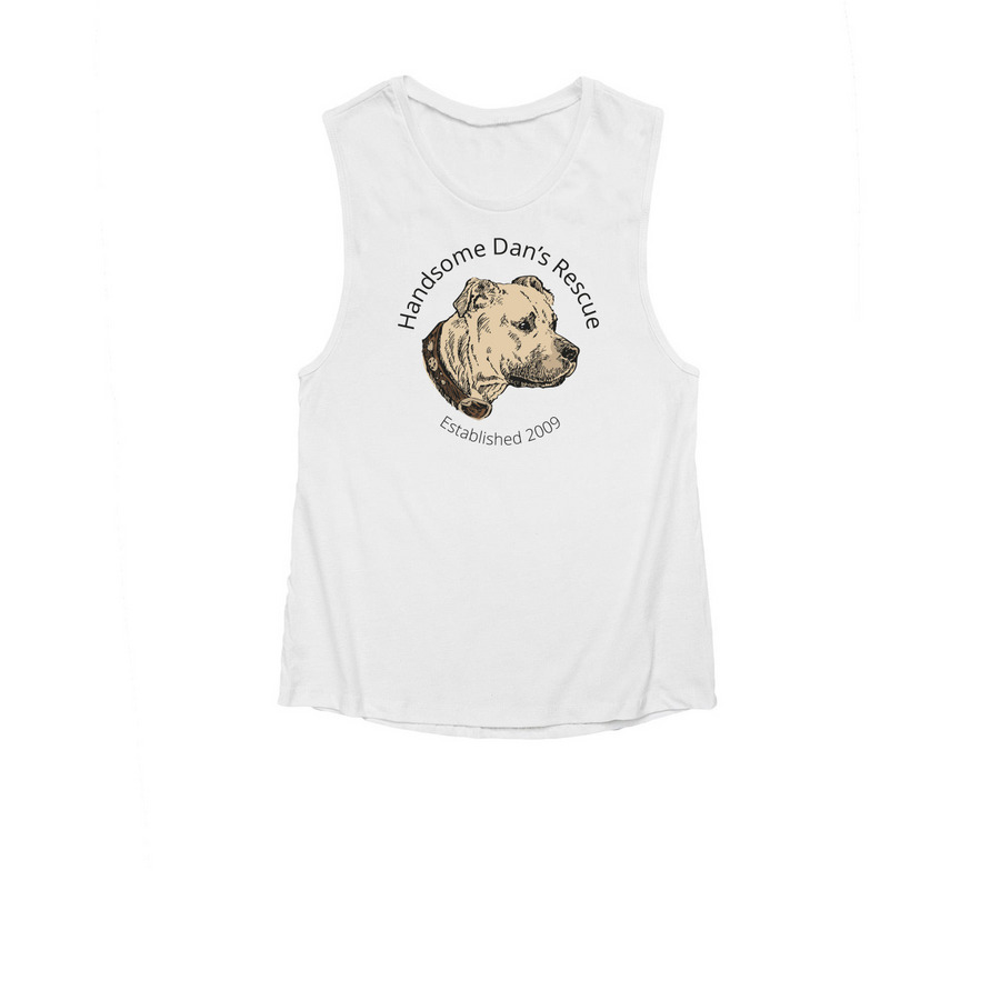 HDR Tank Tops, a White Women's Muscle Tank