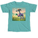 Sleepy Whippet, a Seafoam Comfort Colors Unisex Tee