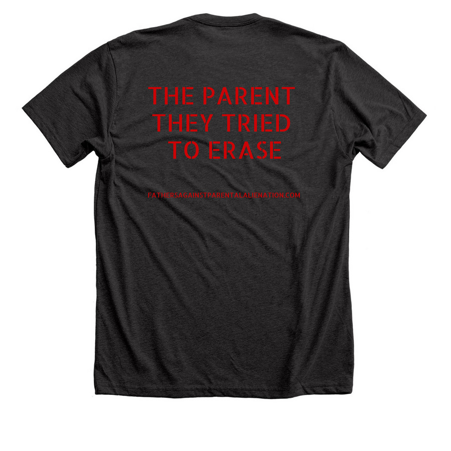 Protect The Children, a Dark Grey Heather Premium Unisex Tee (back-view)