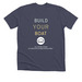 MHM Witness Wear, a Heather Midnight Navy Premium Unisex Tee
