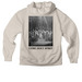 Come Holy Spirit, a Dust Premium Heavyweight Pullover Hoodie (back-view)