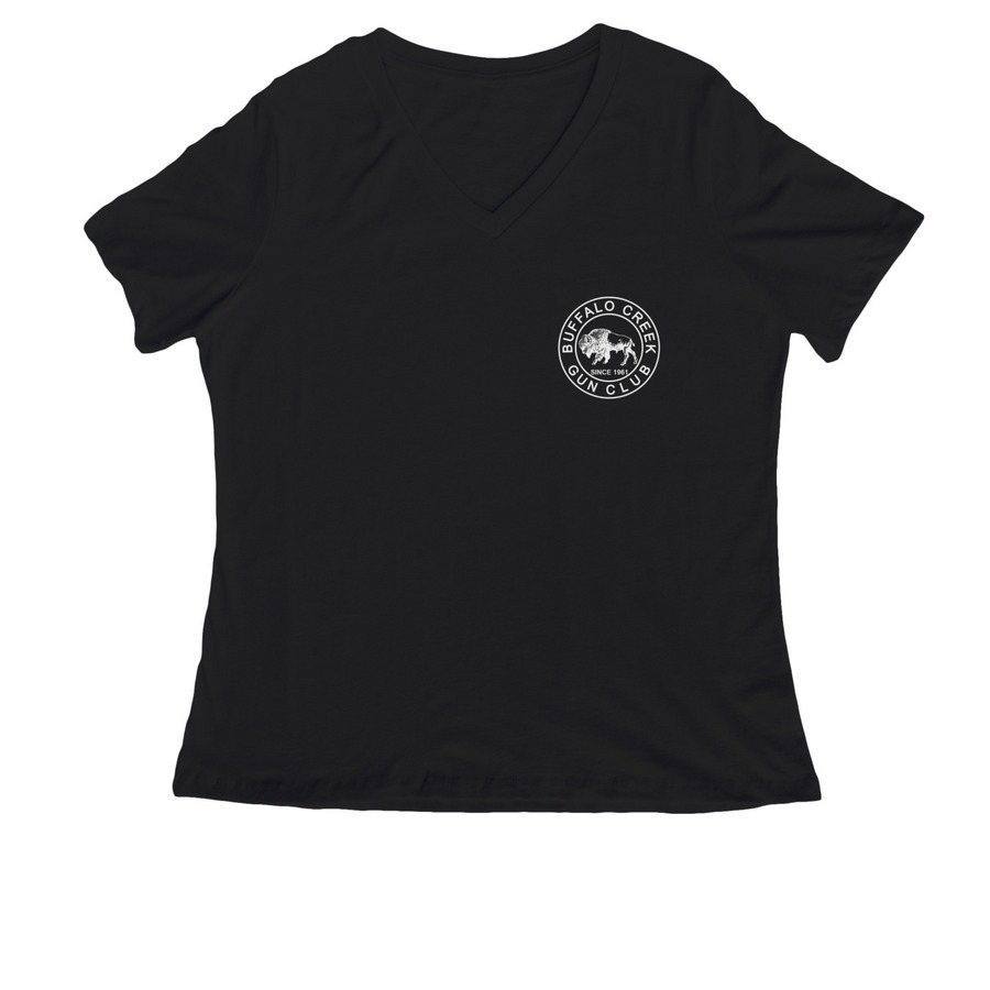 BCGC, a Black Women's Relaxed V-Neck Tee