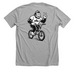 Bigfoot DGO BMX, a Athletic Heather Premium Unisex Tee (back-view)