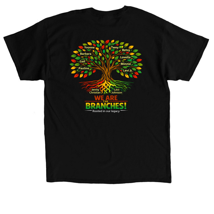 Friends & Family Weekend 2026, a Black Classic Unisex Tee (back-view)