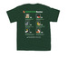 Go Birds-Kelly Green_1, a Forest Green Youth Unisex Tee (back-view)