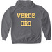 Bah?a Verde Verde y Oro Sports Gold, a Charcoal Gildan Softstyle Pullover Hoodie