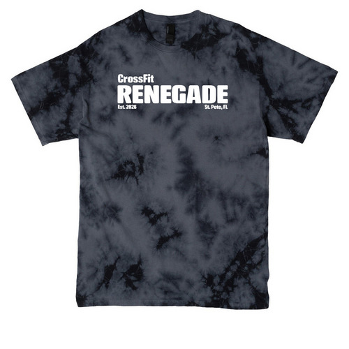 CFR Tie-Dye, a Black Crystal Tie Dye Tee