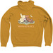 Children?s and Pooh, a Heather Mustard Zip Up Hoodie (back-view)