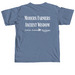 Jewish Farmer Network Swag, a Blue Jean Comfort Colors Unisex Tee (back-view)