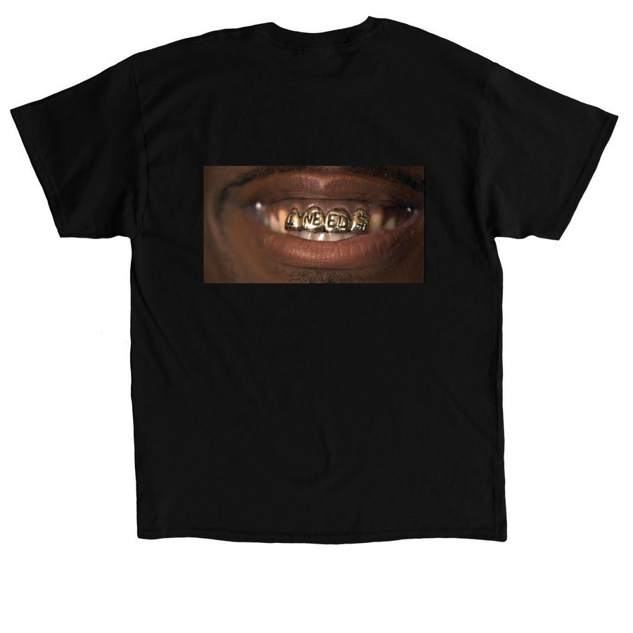 I Need $, a Black Classic Unisex Tee (back-view)