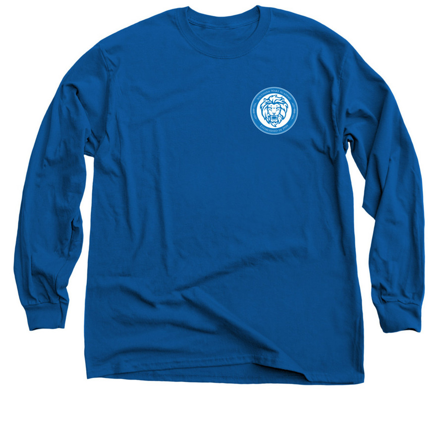 Lions Pride, a Royal Blue Classic Long Sleeve Tee