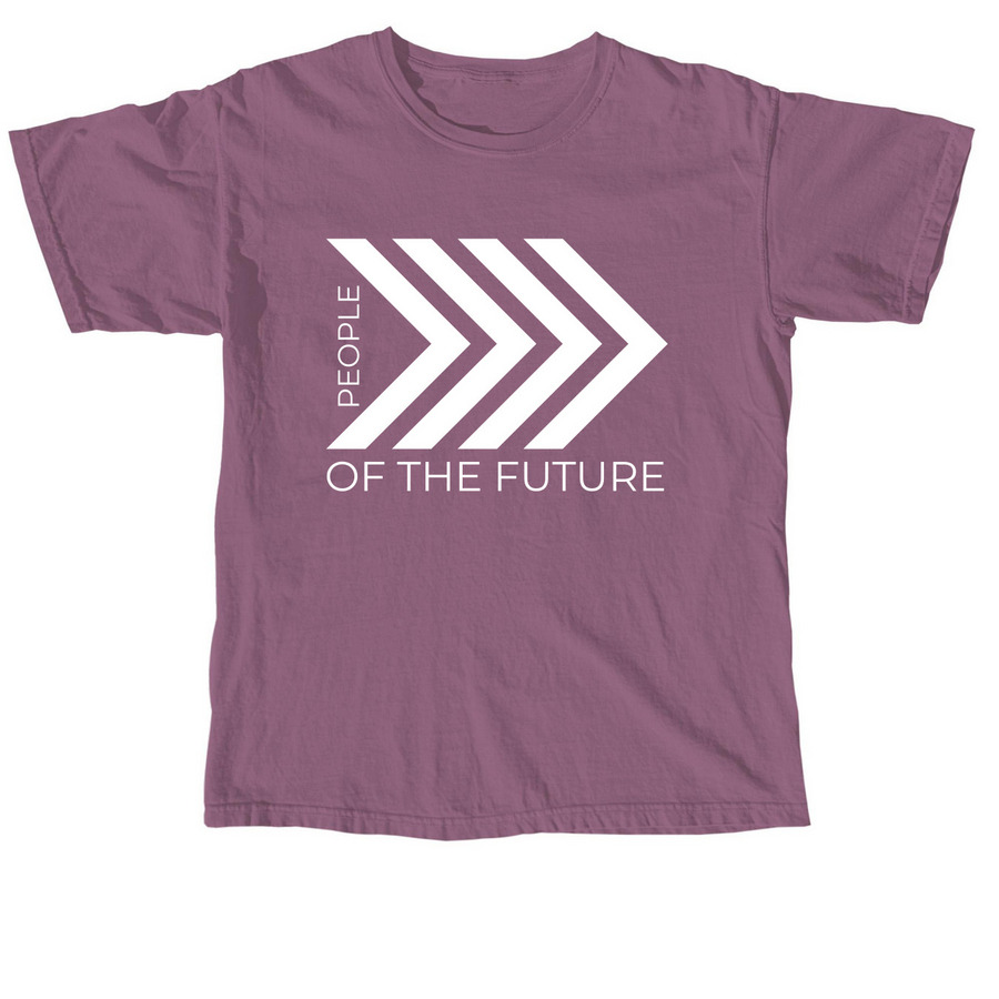 PEOPLE OF THE FUTURE, a Berry Comfort Colors Unisex Tee