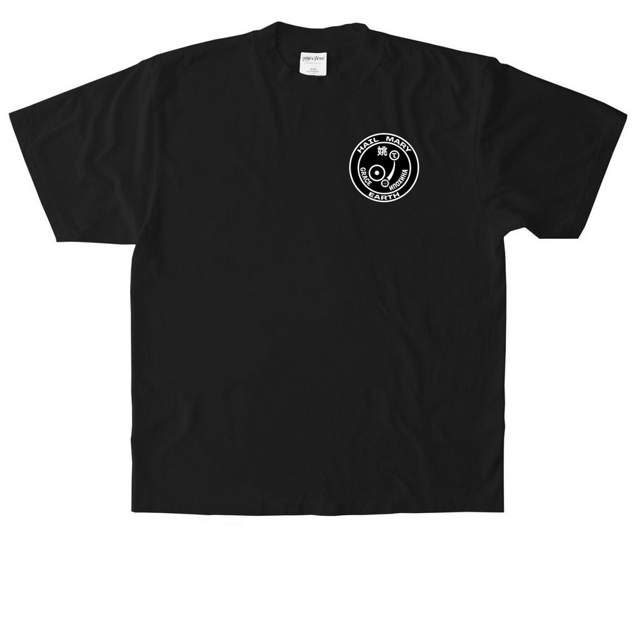 Rocky, a Black Heavyweight Garment Dye Tee