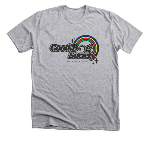 Good Dog Society- Autism Awareness, a Athletic Heather Premium Unisex Tee
