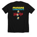 Wendys x monster, a Solid Black Blend Premium Unisex Tee (back-view)
