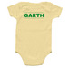The Heart Center Paw Masters (infant edition), a Banana Infant Onesie (back-view)
