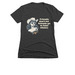 Friends Don't Let Friends, a Charcoal Women's Slim Fit Tee