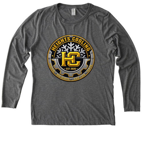 Heights cooling women's&nbsp;, a Aluminum Grey Allmade Eco Triblend Women?s Long Sleeve Tee