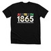 Juneteenth since 1865, a Solid Black Blend Premium Unisex Tee