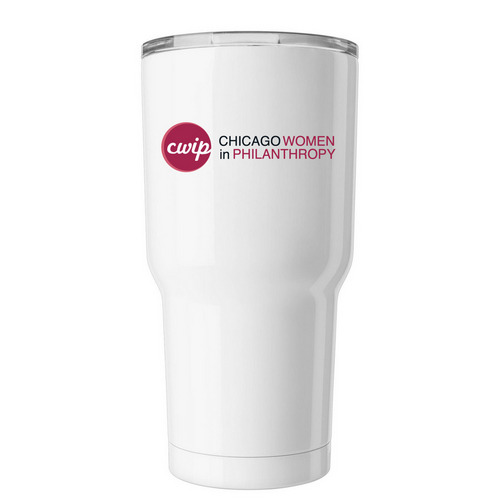 Chicago Women in Philanthropy&nbsp;(tumbler), a White Insulated Tumbler