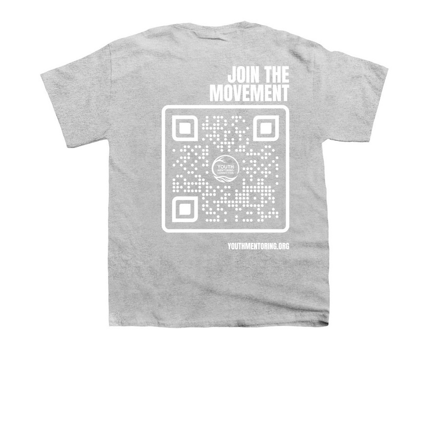 This Shirt Sparks Growth, a Sport Grey Youth Unisex Tee (back-view)