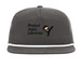 Protect Public Libraries, a Charcoal/ White Printed Umpqua Snapback Cap