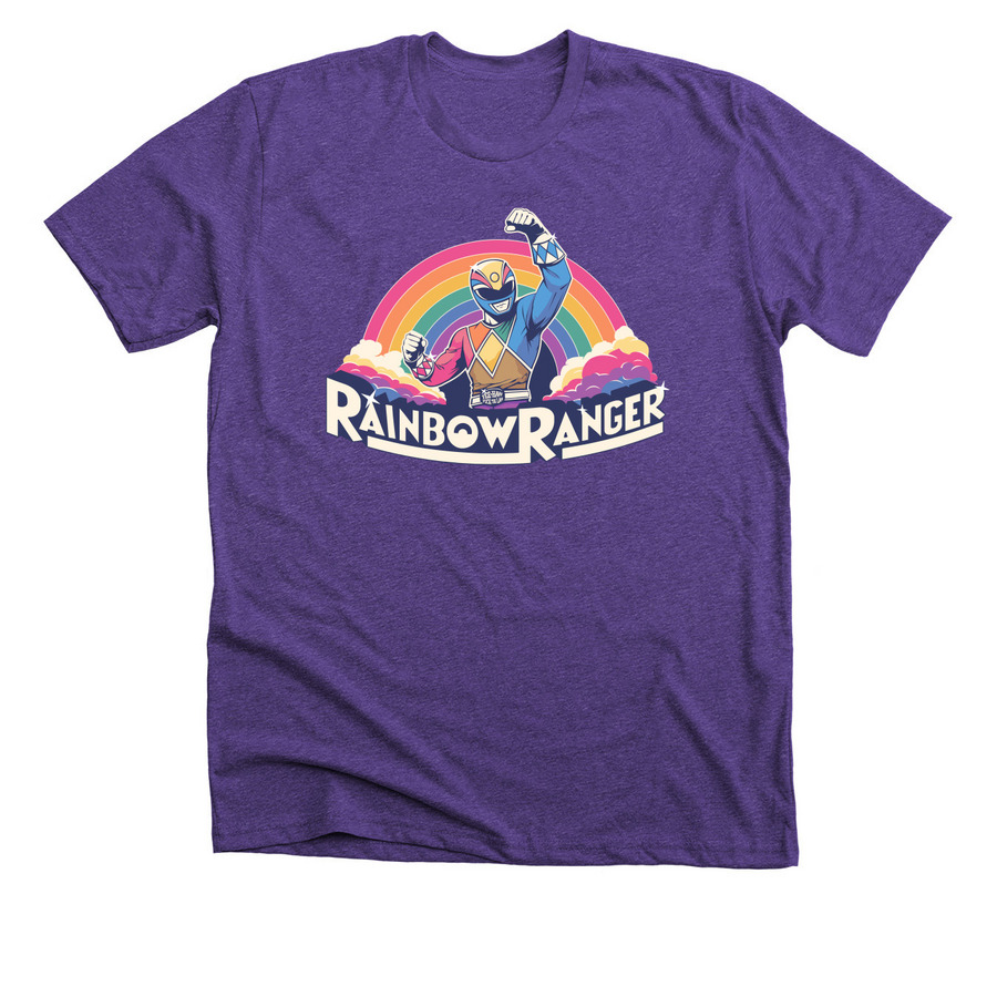 Rainbow Rangers shirts, a Heather Team Purple Premium Unisex Tee
