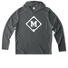 phil413, a Dark Smoke Grey UV Performance Long Sleeve Hoodie