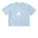 STUART SWEAT SOCIETY SIGNATURE CROP TEE, a Chambray Comfort Colors Boxy Tee