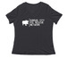 Kansas City Pig Rescue Network, a Dark Grey Heather Women's Relaxed V-Neck Tee
