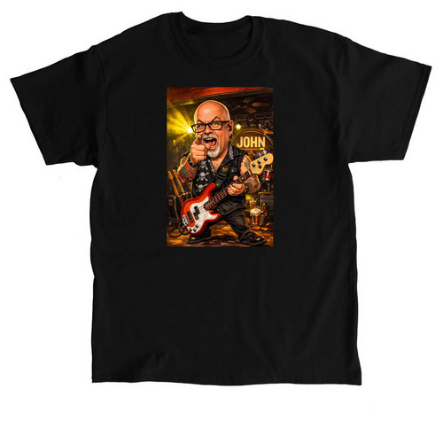 JOHN, a Black Classic Unisex Tee