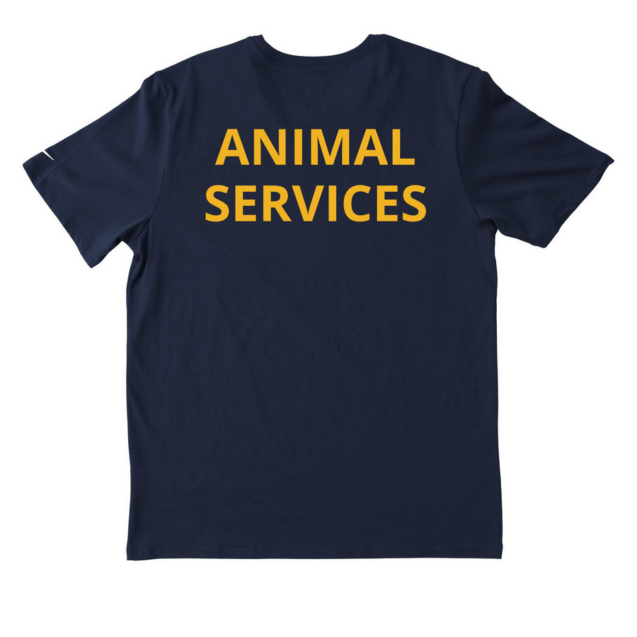 ACO Performance Wear, a College Navy Nike Dri-FIT Jersey Blend Performance Tee (back-view)