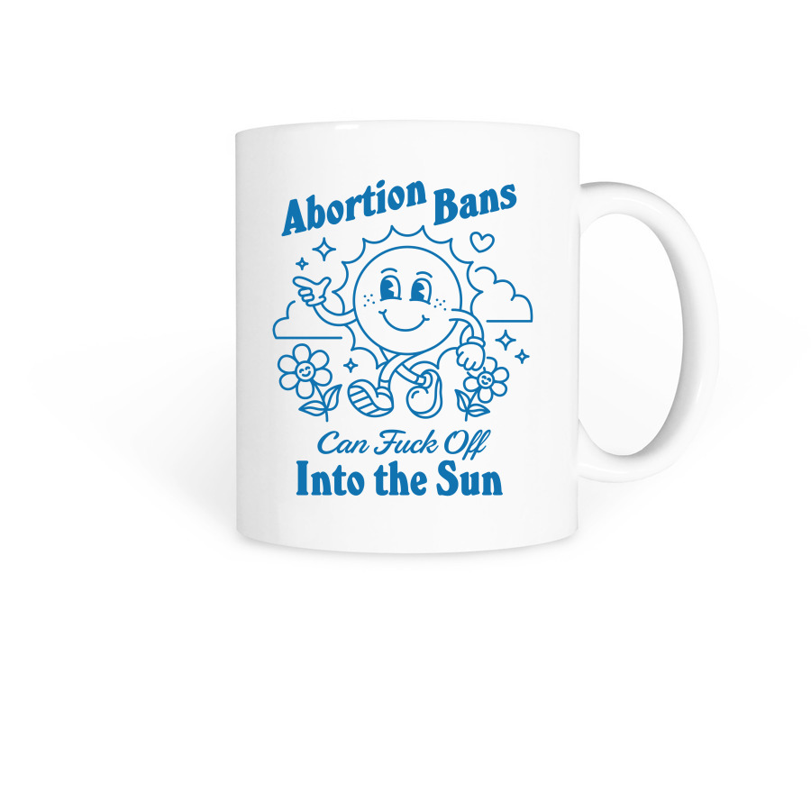 Sunny Day Mug, a White Coffee Mug