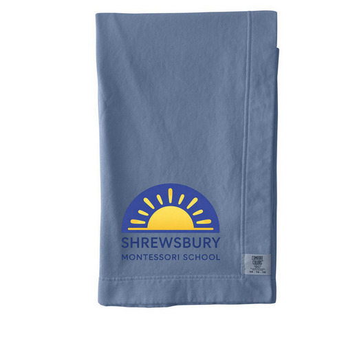 Blanket, a Blue Jean Comfort Colors Blanket