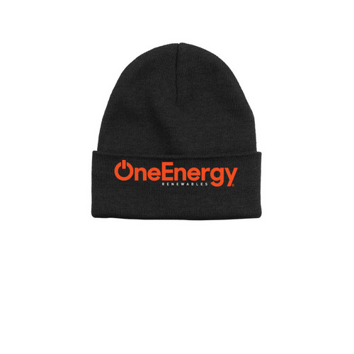 Beanie, a Black Printed Base Camp Beanie