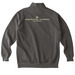 Guy Allen Varsity Zip Ups, a Pepper Comfort Colors Quarter Zip Pullover (back-view)