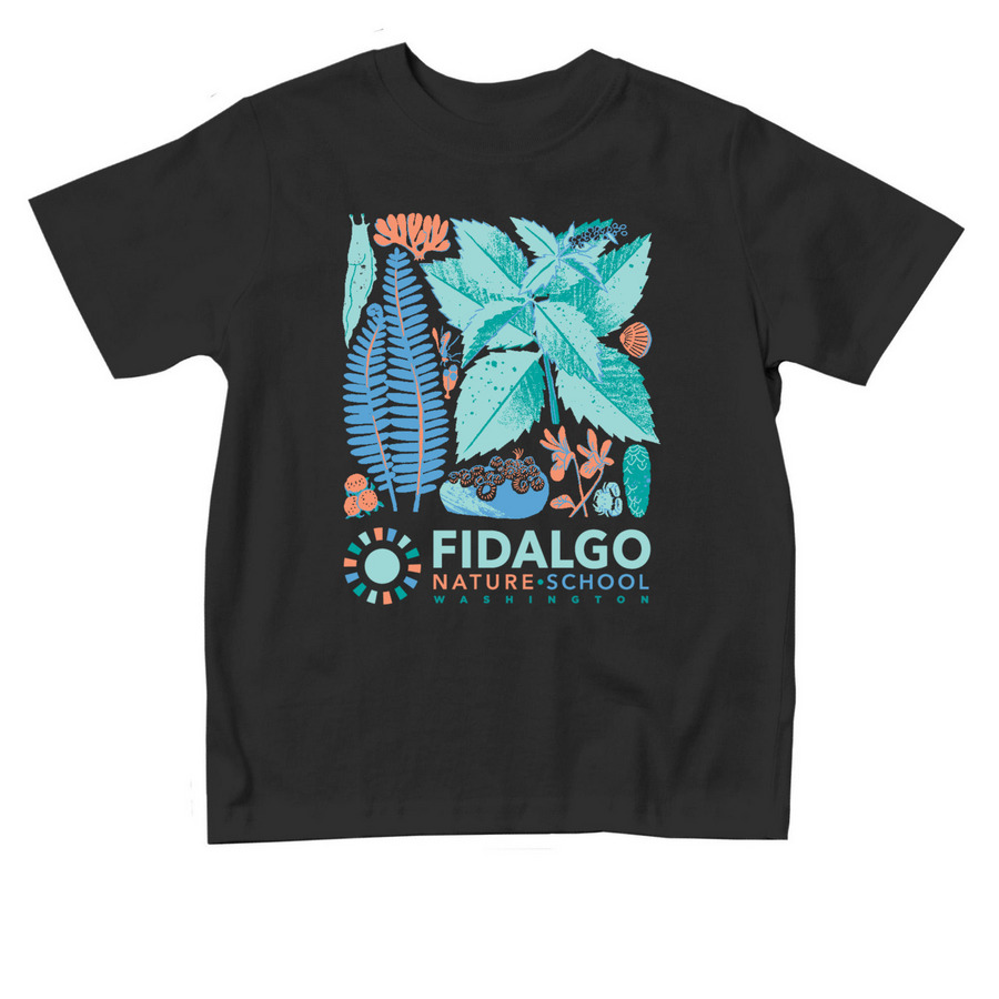 Fidalgo Nature School Merch | Toddler, a Black Toddler Tee