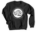 Anti-Capitalist Love Notes: radical emprints, a Black Crewneck Sweatshirt