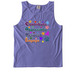 CARE...while you can., a Violet Comfort Colors Tank Top
