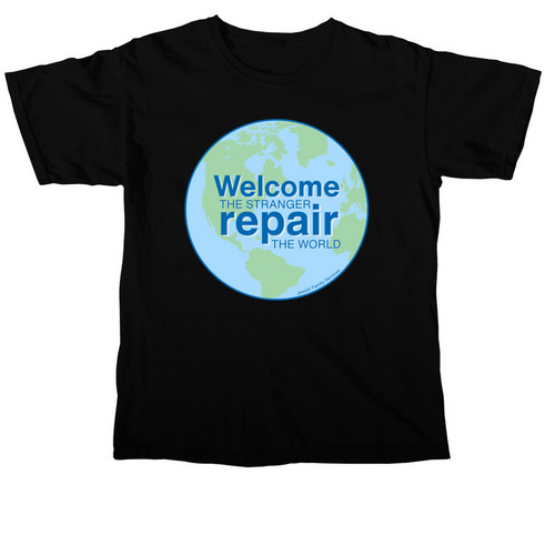 World Refugee Day, a Black Comfort Colors Unisex Tee