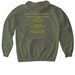 Rare Connection 3rd Anniversary&nbsp;, a Military Green Gildan Softstyle Pullover Hoodie (back-view)