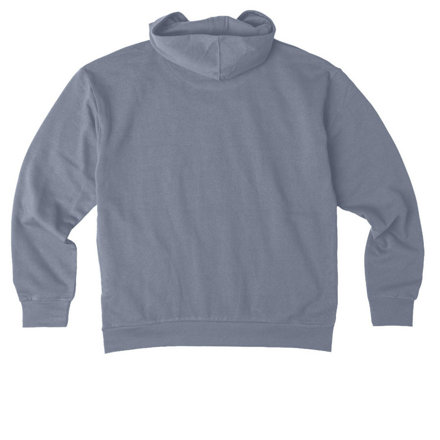Support Fort Robinson Wildfire Recovery, a Basalt Grey Reclaimist Pullover Hoodie (back-view)