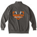 Front & Back Designs, a Pepper Comfort Colors Quarter Zip Pullover (back-view)