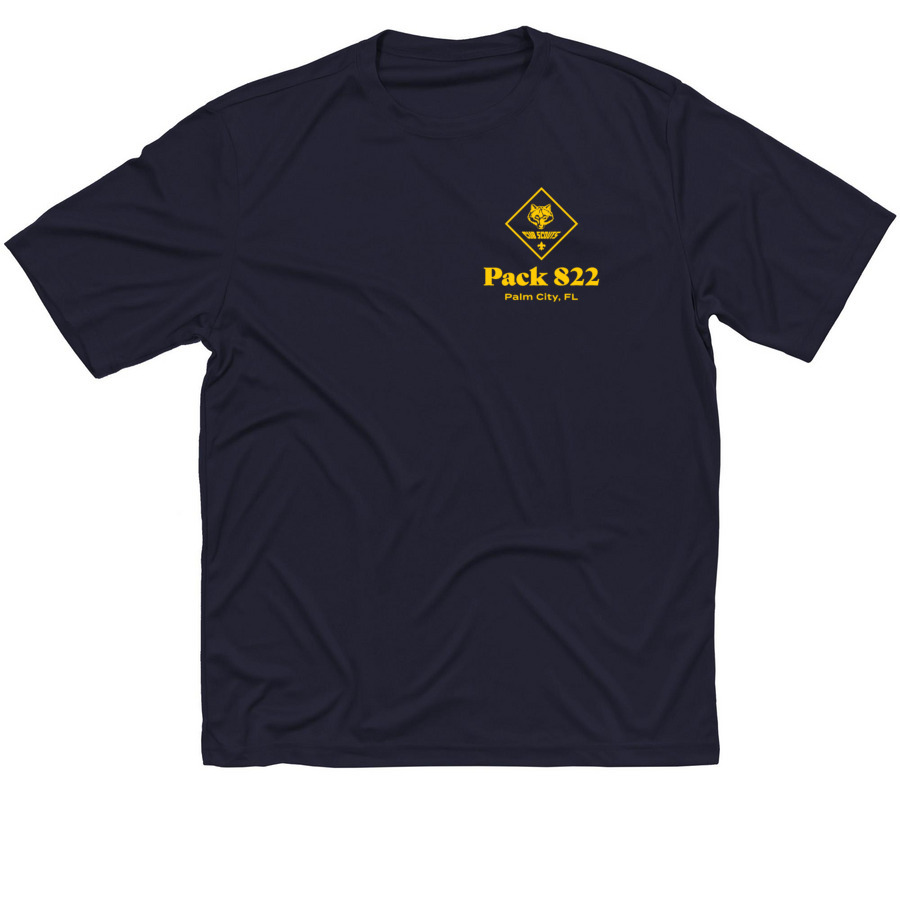 Pack 822 Class B Shirt, a True Navy Classic Performance Tee
