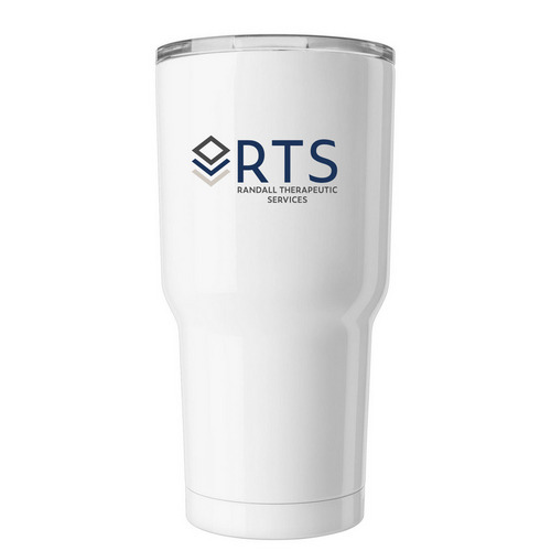 Tumbler, a White Insulated Tumbler
