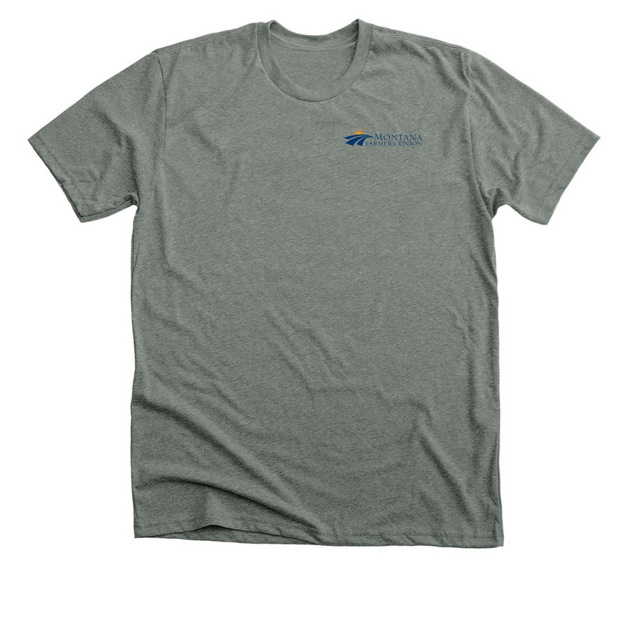 Bee the Change for AG's Future, a Deep Heather Premium Unisex Tee