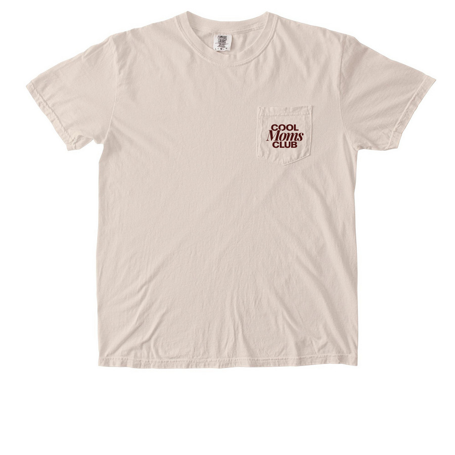 GPCP Cool Moms Club, a Ivory Comfort Colors Pocket Tee