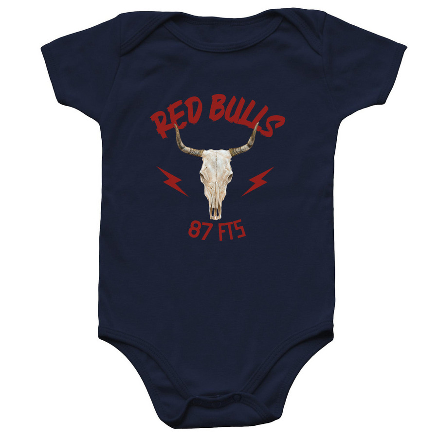 Red Bull Onsie, a Navy Infant Onesie