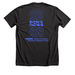 Stylized RSNA Design, a Dark Grey Heather Premium Unisex Tee (back-view)